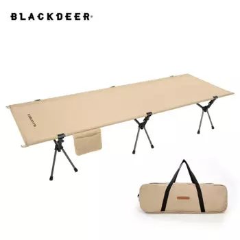 Уличная Складная спальная кровать BLACKDEER, компактная кроватка из алюминиевого сплава для кемпинга, подшипник до 150 кг, ткань Оксфорд 600D
