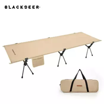 Уличная Складная спальная кровать BLACKDEER, компактная кроватка из алюминиевого сплава для кемпинга, подшипник до 150 кг, ткань Оксфорд 600D
