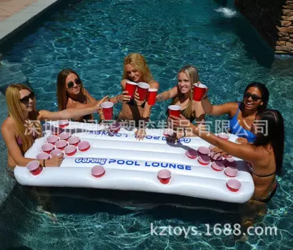 Уличные игрушки 0,8 мм, ПВХ 185*85*20 см, надувной водный дренажный стул, поплавок/кровать/плот, аксессуары для бассейна, игровой стол для взрослых