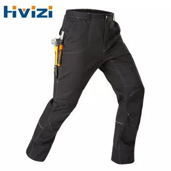 Уличные мужские рабочие брюки Осенняя рабочая одежда Светоотражающие брюки Эластичные водонепроницаемые быстросохнущие брюки с карманами Уличные брюки Брюки-карго