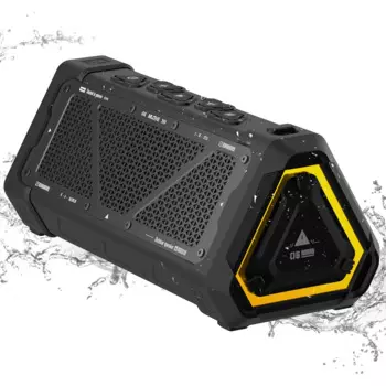 Уличный Bluetooth-динамик MLOVE P3, выходная мощность 40 Вт, Bluetooth 5.3, стереозвук, водонепроницаемость IPX7, карта Micro SD, подсветка RGB