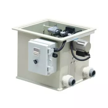 Уличный фильтр для воды в пруд koi, миниатюрный барабанный фильтр на 5000 литров, поворотный фильтр для пруда с микро рыбой, 5 м 3/ч