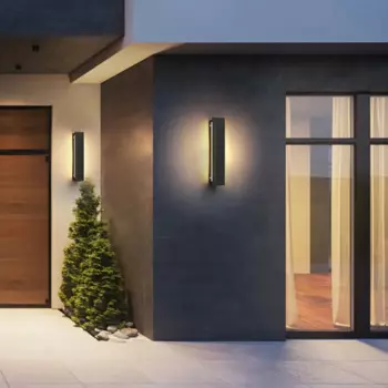 Уличный светодиодный светильник GAVT теплый белый/белый