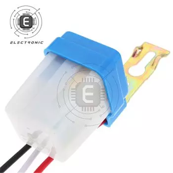 Уличный светильник с фотоэлементом, 12 В/24 В/220 В, 50-60 Гц, 10 А