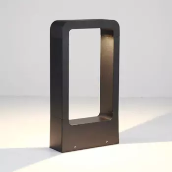 Ynhaw Водонепроницаемый алюминиевый садосветильник 10 Вт черный