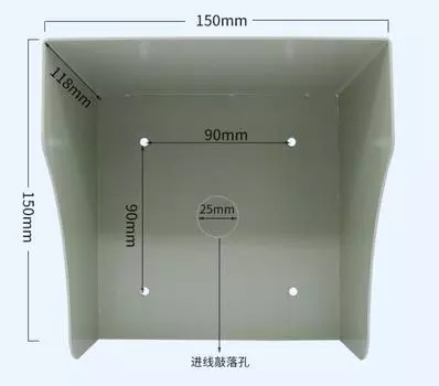 Уличный водонепроницаемый чехол со стальной крышкой, закрывающийся чехол для дверного телефона, домофона, кнопки выхода, с RFID-клавиатурой и считывателем