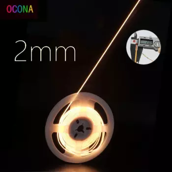 OCONA светодиодная лента COB 2 мм теплый/природный/холодный белый 12В 480 светодиодов/м