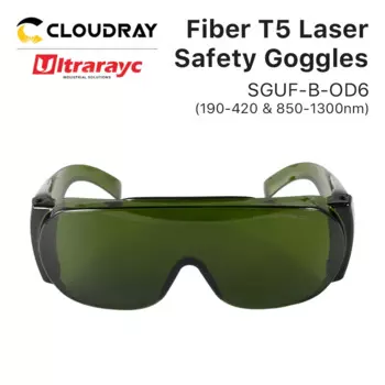 Защитные очки ultrtonc 1064 нм, стиль B, размер лазера, защитные очки 190-420 нм и 850-1300 нм, OD6 + CE для волоконно-лазерной машины