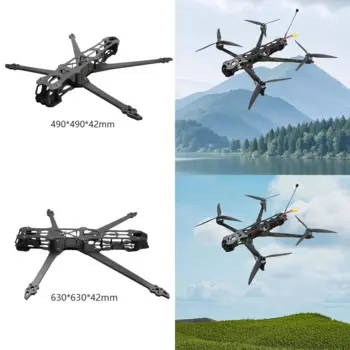 Улучшенная рама для гоночного дрона с толщиной 7 мм для квадрокоптера FPV DIY