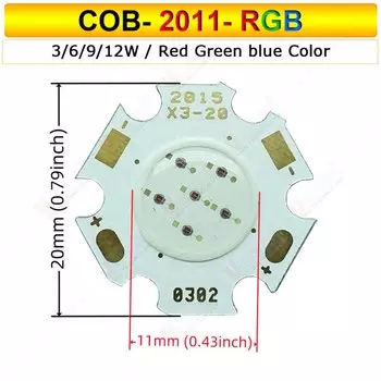 Umaked RGB COB светильник YK-JRC-28/20 3/6/9/12Вт