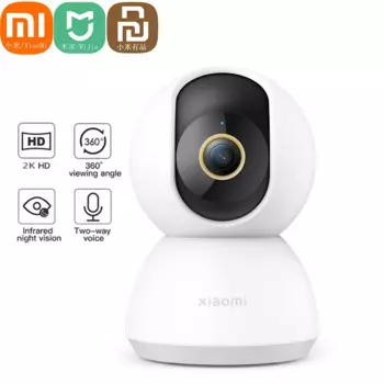 Умная IP-камера Xiaomi Mijia 1296P Ultra HD 2K с поворотом и наклоном 360° ° Видеовеб-камера, монитор безопасности ребенка, ночное видение для приложения MiHome