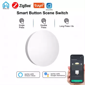 Tuya ZigBee Умная кнопка 3 в 1