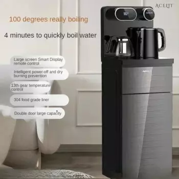 Умная машина для чайного бара. Холод и теплый. Многофункциональный. Полностью автоматический. Бытовой диспенсер для воды с нижним ведром