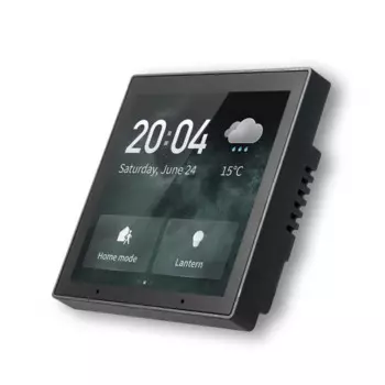 Умная многофункциональная Панель управления Tuya Zigbee Gateway, встроенный голосовой контроллер Alexa, 4 дюйма, тип 86, операционная система Linux