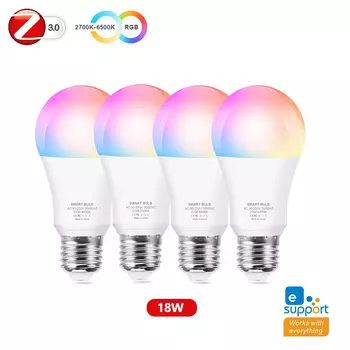 Умная RGB LED лампа E27 Arteco 15Вт/18Вт