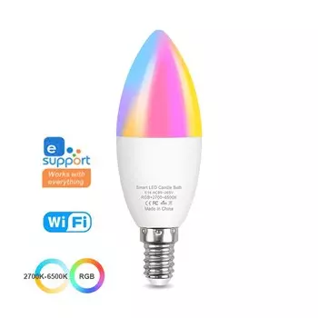 Умная RGBW лампочка Ewelink E14 FOXONEER