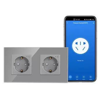 Умная розетка Bingoelec ZigBee черная