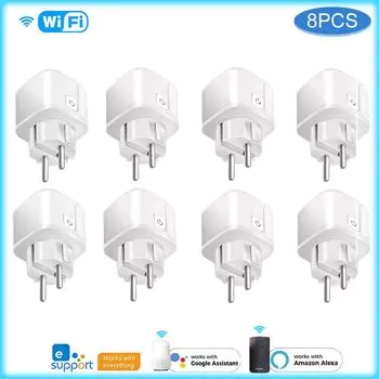 Умная розетка EWelink 20 А с поддержкой Wi-Fi и голосового управления