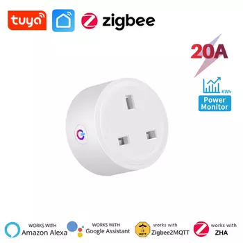Умная розетка NoEnName_Null Zigbee для Великобритании