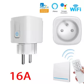 Умная розетка с голосовым управлением, Wi-Fi/zigbee/Bluetooth/mesh