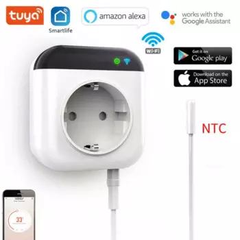 Умная розетка с термостатом и Wi-Fi, 16 А