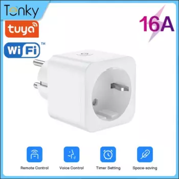 Умная розетка с Wi-Fi, 16 А, с пультом ДУ