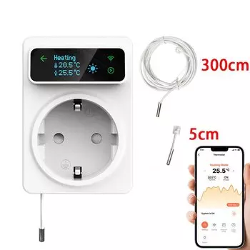 Умная розетка термостат Tuya 220В