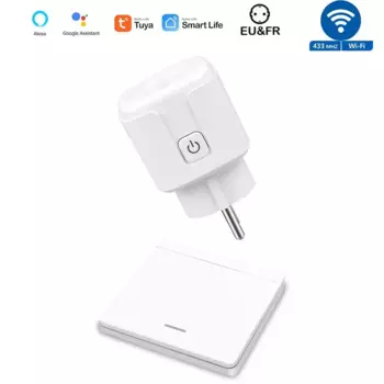 Умная розетка Wi-Fi + RF 220В 3000Вт