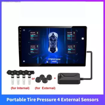 Умная Система контроля давления в шинах TPMS, 4 датчика