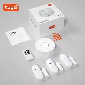 Умная Система сигнализации Tuya, 433 МГц, Wi-Fi, USB