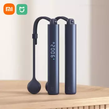 Умная Скакалка Xiaomi Mijia, цифровой счетчик калорий, с управлением через приложение, для спорта, фитнеса, похудения