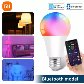 Умная Светодиодная лампа Xiaomi Alexa 12 Вт WiFi RGB E27 Homekit Dohome 110 В 220 в Google Home с голосовым управлением и регулируемой яркостью