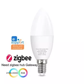 Умная светодиодная лампочка FOXONEER E14 RGBW