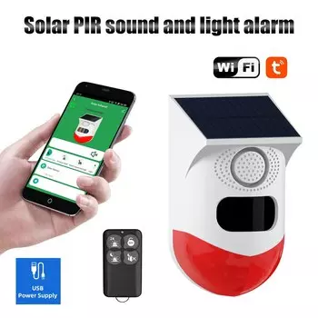 TAIBOAN Wifi Outdoor Solar PIR Detector