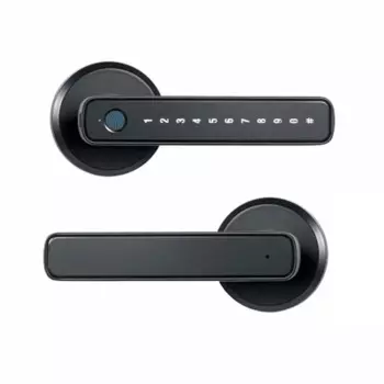 Умное приложение Tuya SmartLife, отпечаток пальца, одиночная защелка, замок с заглушкой для внутренней деревянной металлической двери