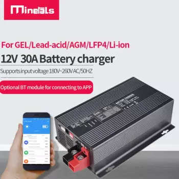 Умное зарядное устройство переменного тока в постоянный ток 12 в 30 А поддерживает LiPo LFP4 свинцово-кислотные Гелевые аккумуляторы AGM дополнительное зарядное устройство для литиевых аккумуляторов BT APP