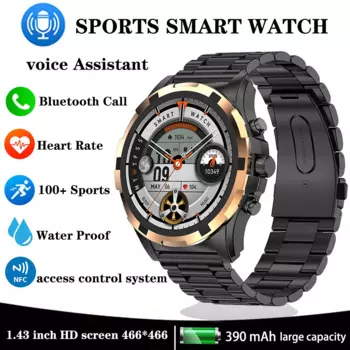 Умные часы Xiaomi Mijia, умные часы для женщин, Bluetooth, голосовой помощник, спортивный фитнес-браслет, водонепроницаемые мужские часы с мониторингом здоровья