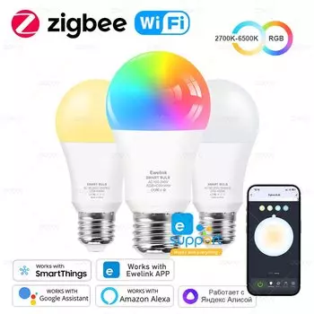 Умные светодиодные лампы Ewelink RGB+CW+WW