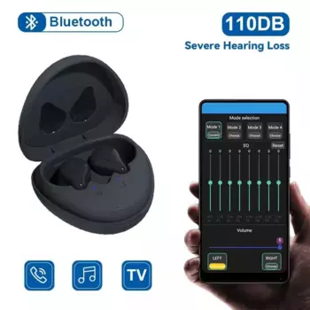 Умный 16-канальный Bluetooth зарядка слуховой аппарат программируемый цифровой приложение подключение шум снижение звука усилитель
