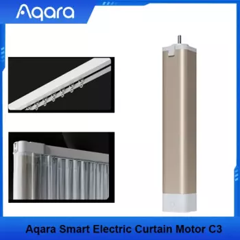 Умный электродвигатель для штор Aqara C3 Zigbee, полностью автоматическая дорожка с голосовым управлением, беспроводной Таймер, работает с домом
