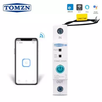 Умный автоматический выключатель TOMZN TOB8E-63WIFI