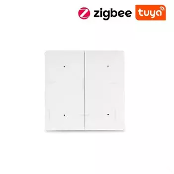 Умный беспроводной переключатель Tuya Zigbee 12, настенный выключатель сцены, 4-х кнопочный контроллер, пульт дистанционного управления, работает с Smart Life