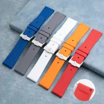 Умный быстросъемный ремешок для часов MAISITU, мягкий ремешок для часов FKM, ремешок для часов 18/19/20/21/22/23/24 мм, браслет для