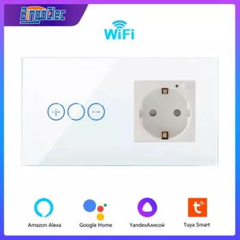 Умный диммер Bingoelec с Wi-Fi светильник евровилкой