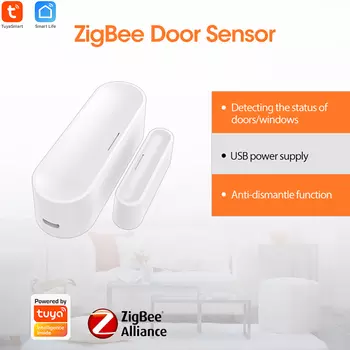 Умный дверной датчик Tuya Zigbee