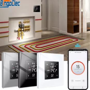 Умный котел Zigbee Tuya, Терморегулятор с Wi-Fi, управлением через приложение, голосовым управлением, Alexa и Google Voice