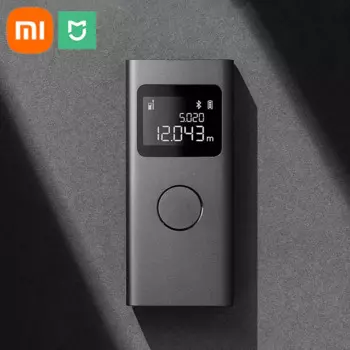 Умный лазерный дальномер Xiaomi Mijia, измеритель расстояния в реальном времени, с ЖК-дисплеем, работает с приложением Mi Home