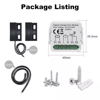 RNABAU Умный механизм открывания ворот Zigbee