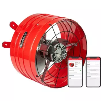 Умный потолочный вентилятор Quietcool AFG SMT PRO-3,0 для вентиляционных отверстий-2940 куб. М-умное управление через приложение-термостат и влажность