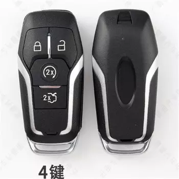 Умный пульт дистанционного управления DAKATU, модель 4/5 дюйма, кнопка для автомобильного ключа Ford Mustang Edge Explorer Fusion Mondeo Kuka, чехол для автомобильного ключа lincoln, необработанное лезвие